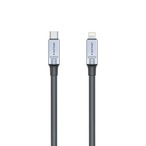Awei CL-225L 30W Type-C to Lightning Black Cable